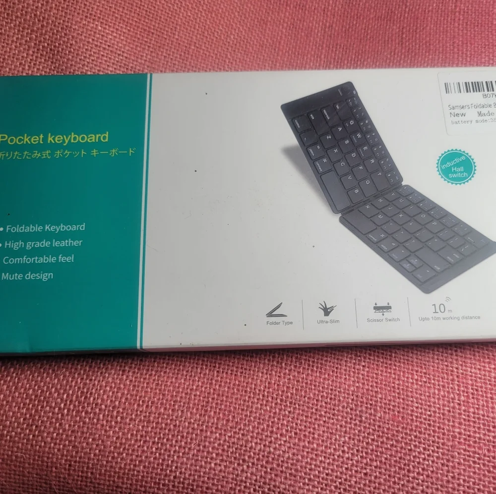 Samser Keyboard Foldable Bluetooth